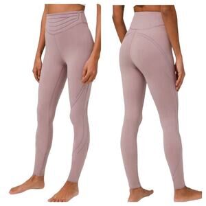 Lululemon Leggings Get in Line Super High Rise Tight 28" Violet Verbana Purple 4